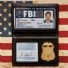 《X档案》FBI 金属 徽章 证件夹 卡夹 PVC内卡
