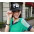 美国联邦调查局FBI黑色棒球帽 鸭舌帽 FBI字母帽 FBI棒球帽