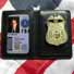 美国联邦调查局FBI金属徽章证件夹卡包 驾驶证 行驶证卡包 证件包