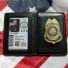 美国外交安全局DSS 金属徽章 证件夹 卡包 证件包 内置徽证件包
