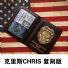 《生化危机》STARS 超大金属徽章 证件夹 克里斯Chris复刻版卡包