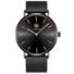 黑色超薄石英表 Z018新款石英手表 原装进口超薄石英机芯